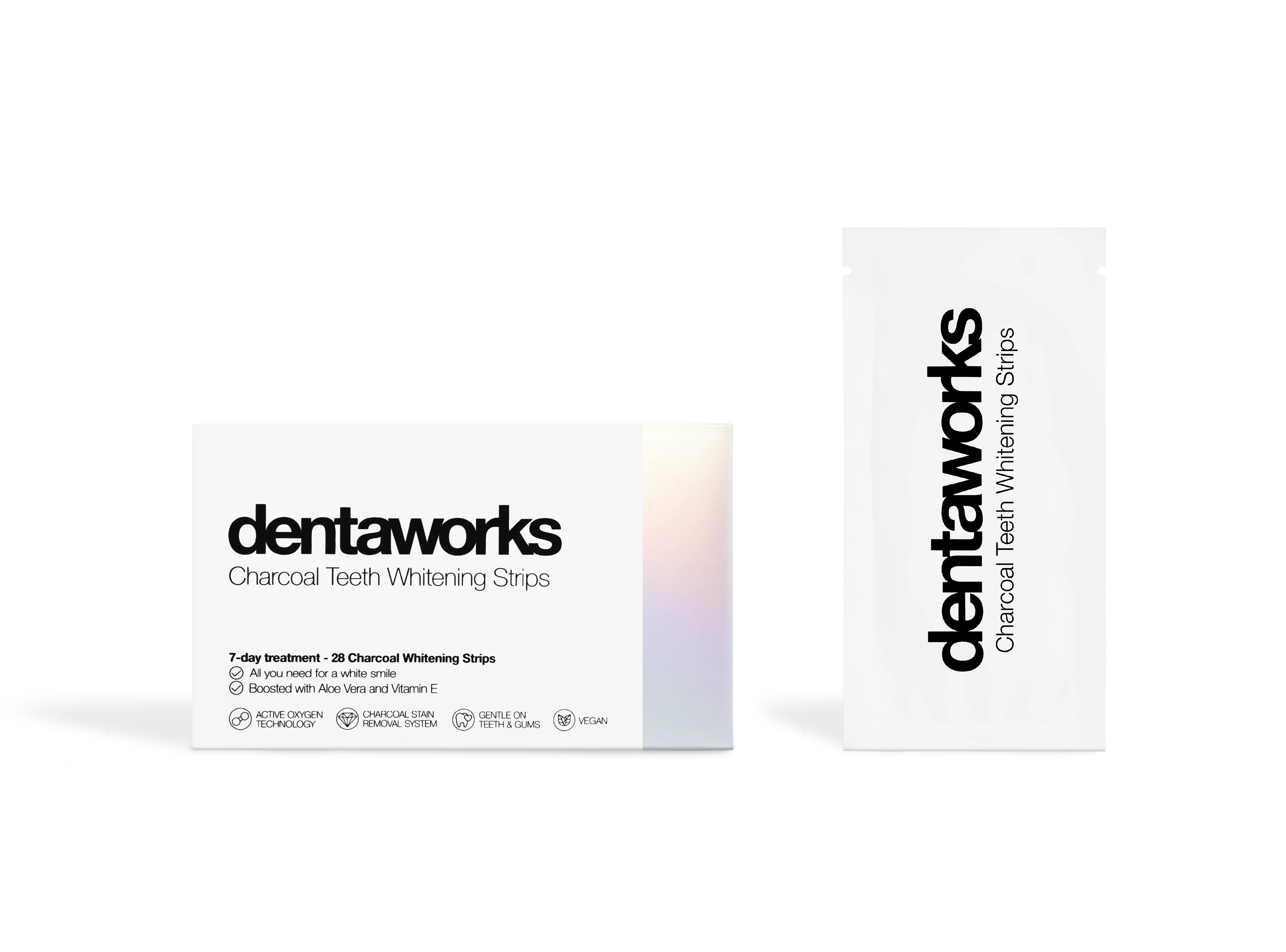 Dentaworks Charcoal Teeth Whitening Strips